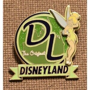 Disney Pin 2002 Tinker Bell DL Original Disneyland Green Circle LE